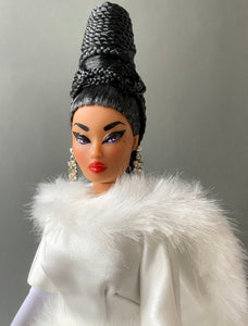 "Navidad Does Fabiola of Belgium" OOAK Navidad Doll, No 299