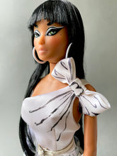 Load image into Gallery viewer, "Tantalizing Trompe L'Oeil Toga" OOAK Doll, No 298