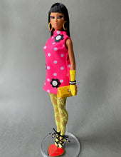 Load image into Gallery viewer, "Snap Happy in Bold" OOAK Doll, No. 293