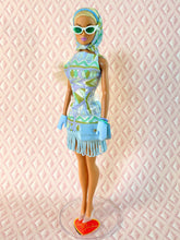 Load image into Gallery viewer, "Fab Fucci Fringe in True Blue" OOAK Doll, No 268