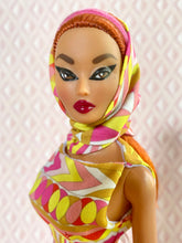 Load image into Gallery viewer, "Fab Fucci Fringe in Hot Pink" OOAK Doll, No 270