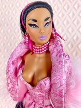 Load image into Gallery viewer, "Fluttering Fluff in Rosa" OOAK Navidad Doll, No. 274
