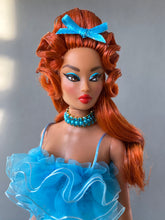 Load image into Gallery viewer, "Frills That Thrill in Blue" OOAK Doll, No. 258