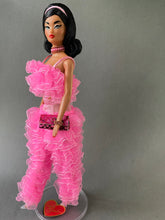 Load image into Gallery viewer, "Frills that Thrill in Pink" OOAK Navidad Doll, No. 259