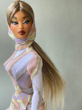 Load image into Gallery viewer, "Fucci Jet Set Glamourall in Pink" OOAK Navidad Doll, No. 292