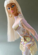 Load image into Gallery viewer, "Fucci Jet Set Glamourall in Ice" OOAK Doll, No. 291