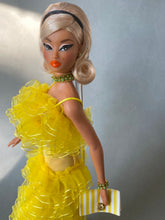 Load image into Gallery viewer, "Frills that Thrill in Yellow" OOAK Navidad Doll, No. 260