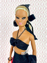 Load image into Gallery viewer, "Fabiola Flounce in Black" - OOAK Doll