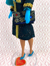 Load image into Gallery viewer, "Gilded Gadabout in Turquoise Twilight" - OOAK Doll