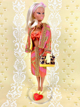Load image into Gallery viewer, "Gilded Gadabout in Citrus" - OOAK Doll