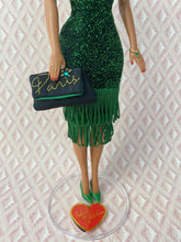 Load image into Gallery viewer, "Shimmy Shimmers in Green" OOAK