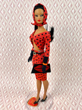 Load image into Gallery viewer, "Love Triangle in A Lotta Dots" - OOAK Doll