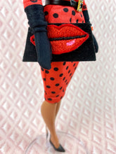 Load image into Gallery viewer, "Love Triangle in A Lotta Dots" - OOAK Doll
