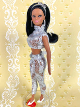Load image into Gallery viewer, "Silver Sheen Magic" - OOAK Doll