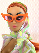 Load image into Gallery viewer, "Fucci Sizzle Suit in Apple" OOAK Doll, No 230