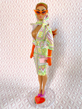 Load image into Gallery viewer, "Fucci Sizzle Suit in Apple" OOAK Doll, No 230