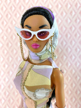 Load image into Gallery viewer, "Fab Fucci Fringe in Vanilla" OOAK Doll, No 227