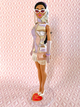 Load image into Gallery viewer, "Fab Fucci Fringe in Vanilla" OOAK Doll, No 227