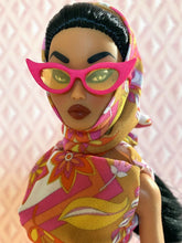 Load image into Gallery viewer, "Fab Fucci Fringe in Golden" OOAK Doll, No 221