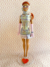 Load image into Gallery viewer, "Fab Fucci Fringe Navidad in Lilac Pastel" OOAK Doll, No 222
