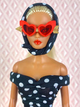 Load image into Gallery viewer, "Ruched Radiance in Dots for Days" OOAK Doll