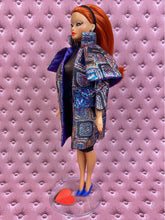 Load image into Gallery viewer, "Undercover Oomph! in Metallic Midnight" OOAK Doll