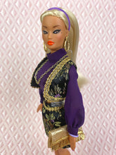 Load image into Gallery viewer, “Go-Togethers in Floral Royalty” OOAK Doll