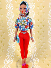 Load image into Gallery viewer, “Out and About in Stained Glass” OOAK Doll, No. 105