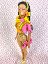Load image into Gallery viewer, “Out and About in Psychedelic” OOAK Doll, No. 108