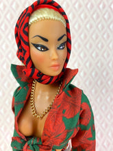 Load image into Gallery viewer, “Match-Up Mix-Ups in Graphic Floral” OOAK Doll No. 109