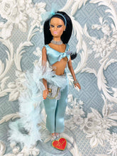 Load image into Gallery viewer, "Satin Siesta in Sky" OOAK Doll, No. 115