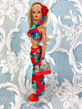 Load image into Gallery viewer, "Double Crossed Jeze-belles in Fiesta" OOAK Doll, No. 116
