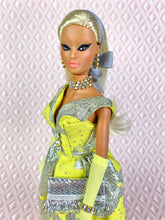Load image into Gallery viewer, "Screenland Sparkle in Lemon" OOAK Doll, No. 117
