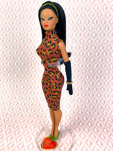 Load image into Gallery viewer, “Painted-on Spots in Brick” OOAK Doll, No. 118