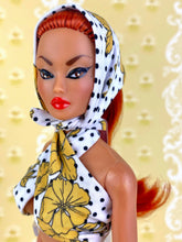Load image into Gallery viewer, "Double Crossed Hot Pants in Bees Knees" OOAK Doll, No. 121