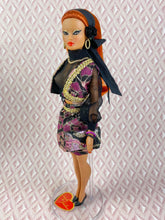Load image into Gallery viewer, “Go-Togethers in Bold Brocade” OOAK Doll, No. 125