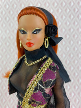 Load image into Gallery viewer, “Go-Togethers in Bold Brocade” OOAK Doll, No. 125