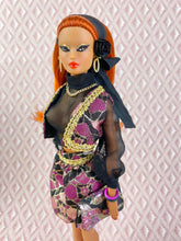 Load image into Gallery viewer, “Go-Togethers in Bold Brocade” OOAK Doll, No. 125