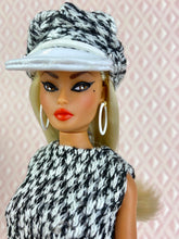 Load image into Gallery viewer, “Glamour A GoGo in Black and White" OOAK Doll, No. 123