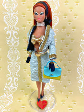 Load image into Gallery viewer, "Gilded Gadabout in Mint" - OOAK Doll, No. 161