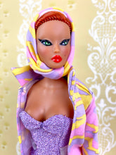 Load image into Gallery viewer, "Sea Sparkle in Lilac" OOAK Doll, No. 138