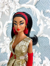Load image into Gallery viewer, "Navidad in Red" OOAK Doll, No. 143