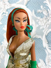 Load image into Gallery viewer, "Navidad in Green" OOAK Doll, No. 144