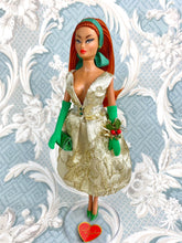 Load image into Gallery viewer, "Navidad in Green" OOAK Doll, No. 144