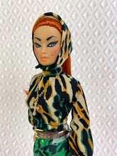 Load image into Gallery viewer, “Match-Up Mix-Ups in Abstract Animal" OOAK Doll, No. 155