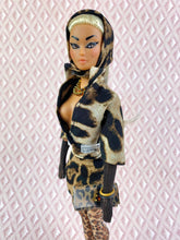 Load image into Gallery viewer, "Sizzle Suit Mini in Leopard" OOAK Doll, No. 173