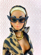 Load image into Gallery viewer, "Sizzle Suit Mini in Leopard" OOAK Doll, No. 173