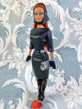 Load image into Gallery viewer, "Bateau Beauty in Leatherette" OOAK Doll, No. 176