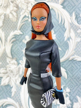 Load image into Gallery viewer, "Bateau Beauty in Leatherette" OOAK Doll, No. 176