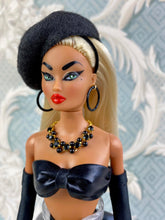 Load image into Gallery viewer, "Full Circle in Leatherette" OOAK Doll, No. 186